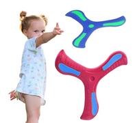 Hshenjhu 2 Pezzi Boomerang, Giocattoli da Lancio Boomerang per Bambini, Boomerang A tre Ali, Bambini all'aperto Giocattolo Boomerang, per Bambini, Ragazzi, Ragazze