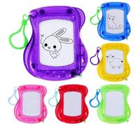 Hshenjhu 6 Piezes Mini Tablero de Dibujo Magnético para Niños, Tablero Mágico, Llavero de Tablero Mágico para Niños, Regalo de Fiesta de Cumpleaños para Niños, Premio de Rifa