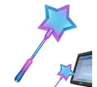 Hshenjhu Porta Tarjetas Pago Sin Contacto, Varita Magica Tarjeta Impresa en 3D, Wand Mágicas de Estrellas Juguetes, Star Magics Wand para Raves, Bromas Y Pagos Sin Contacto (Azul)