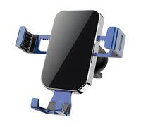 HSHIXIJDR Soporte de teléfono de coche para Porsche Panamera (G3) 2023-2025, rotación de 360°, soporte de teléfono ajustable para automóvil, C azul