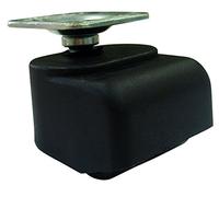 HSI cargas pesadas rollo Mini con placa de plástico, Ruedas, 25 mm, 38 x 38 mm, 1 pieza, 257200.0
