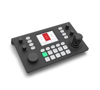 Hsility PTZ Controlador de cámara POE Network 4D Joystick Decoding Teclado Interior con pantalla LCD de 5 pulgadas, 480p