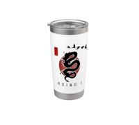 Hsing I For Beginners/Hsing I Classic Caligrafía Diseño Vaso térmico de acero inoxidable de doble pared