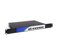 HSIPC Rackmount 1U N100 Quad Core Firewall Micro Appliance, Industrial PC, Sever, Router with 16G RAM 512G SSD, 6 RJ45 i226-V 2500M Port AES-NI Compatible with pfsense opnsense...