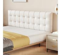 HSIRYAOHD Cabecero de cama tapizado para despegar y pegar, paneles de pared de 100/120/150/180 cm, cojín de cabecero de noche, autoadhesivo, anticolisión, acolchado de pared, esponja de 5,5 cm de