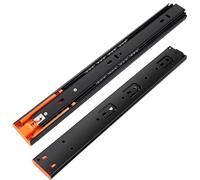 HSIRYAOHD Diapositivas de cajón con rodamientos de bolas, capacidad de carga de 45 kg, extensión completa, corredores para cocina, baño, oficina, 1 par (500 mm)