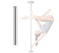 Hsivtns Barra Pole Dance para Casa Danza Ejercicio Altura Ajustable, Estática y Giratoria para Club, Casa Pole Dance Barra de Baile de Acero Inoxidable,25cm(9.8 In) Extension Tube