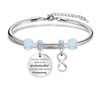 HSIXHAF 1 pcs amor infinito Pulsera para mujer, con la frase “You Are My Sunshine”, Pulsera de doble capa, Con caja de regalo negra, Gran regalo para esposa, hija, madre, amigas.