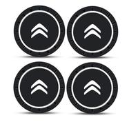 HSJKU Alfombrilla para Portavasos para Citroen C3 Cross Grand VTS C5 C1 C4 C6 C2, Antideslizante y Absorbente Base para Vasos Accesorio Interior Autom,B- 4 Pieces