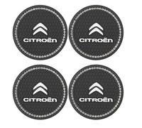HSJKU Alfombrilla para Portavasos para Citroen C3-XR 2019-2023, Antideslizante y Absorbente Base para Vasos Accesorio Interior Autom,C- 4 Pieces