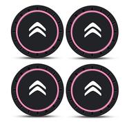 HSJKU Alfombrilla para Portavasos para Citroen DS3 / DS DS3 2009-2016, Antideslizante y Absorbente Base para Vasos Accesorio Interior Autom,D- 4 Pieces