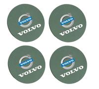 HSJKU Alfombrilla para Portavasos para Volvo EC40 2024, Antideslizante y Absorbente Base para Vasos Accesorio Interior Autom,L- 4 Pieces