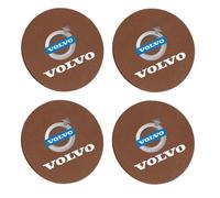 HSJKU Alfombrilla para Portavasos para Volvo EX30 2023 2024, Antideslizante y Absorbente Base para Vasos Accesorio Interior Autom,I- 4 Pieces