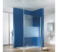 HSK Easy Comfort Pasillo delantero con soporte de techo, medidas: 100,0 x 200,0 cm, tope a la derecha, 1242100-R-ST-50, Cabinas de ducha: Colores estándar: ESG transparente