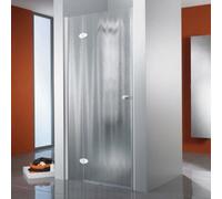HSK Premium Classic puerta abatible para nicho, tamaño: 100 x 200 cm, con bisagra a la izquierda, 6010100-L-41-50, Cabinas de ducha: Aspecto cromado: ESG transparente