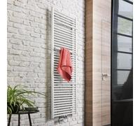 HSK Radiador de baño Line Plus, con conexión central, ancho: 60cm, alto: 121,5cm, 808612204, Color: Blanco