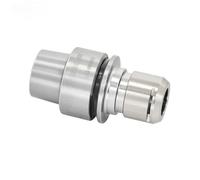 HSK25E HSK32E HSK40E HSK50E HSK50A ER11 ER16 ER20 ER25 SK10 SK16 portaherramientas de acero inoxidable antioxidante HSK ER SK portaherramientas portaherramientas de torno(HSK40E-ER20-80L)