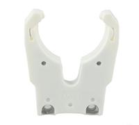 HSK63F Abrazadera de soporte de herramientas para máquina de grabado CNC, accesorio de cambiador automático de herramientas, portabrocas de alta precisión, ABS blanco, 10 x 8,4 x 1,55 cm
