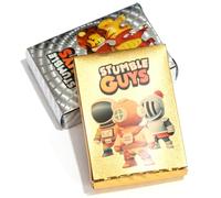 HSKRKOW 110 PCS Stumbling Trading Cards Anime Sammelkarten Set für Fans Anime Enthusiasten（Oro + Plata）