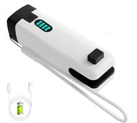 HSLGOVE Mini sellador de bolsas 3 en 1, sellador de bolsas recargable, sellado térmico con cortador, luz flash e imán mini máquina reselladora de bolsas para bolsas de plástico, bolsas de aperitivos