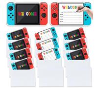 HSLXBY 12 Piezas Tarjetas Invitacion Cumpleaños Niño,Tarjetas Invitacion Cumpleaños,Tarjetas Invitacion Videojuegos,Es La Carta Invitacion Perfecta La Próxima Fiesta De Cumpleaños