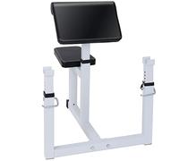 HSM Preacher Curl - Banco de pesas con brazos sentados, pesas aisladas, estación de bíceps, gimnasio en casa, carga máxima de 450 libras