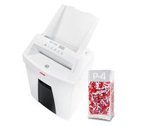 Securio AF100 triturador de papel Corte en partículas 60 dB 22,5 cm Negro, Blanco