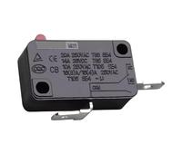 HSMXNEONJB 1 pieza KW7-0 Microinterruptor de pie doblado inverso, normalmente abierto, MS1, 16 A, 250 V, interruptor de carrera de pie for lavadora