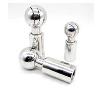 HSMXNEONJB 1 unidad BSP3/4 "DN20 SS304 Bola de pulverización giratoria de acero inoxidable hilo femenino CIP cabezal de Limpieza de tanques cobertura de 360 grados