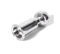 HSMXNEONJB 1 unidad de bola de limpieza giratoria de 32mm x abrazadera de 50,5mm, Bola de pulverización de tornillo de rosca interior de acero inoxidable de carga rápida