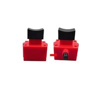 HSMXNEONJB 1 unidad FA2-10/2B 10A 250V 5E4 Negro + Rojo Autodescanso Taladro Herramienta Eléctrica Control de Velocidad Botón Interruptor Gatillo