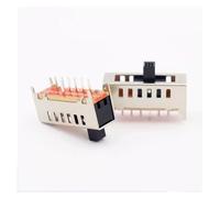 HSMXNEONJB 10PC SS-16F03 (1P6T) Handle height 3MM 7-pin 6-stop toggle switch 4 Fix the foot vertical slide switch