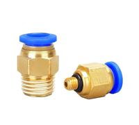 HSMXNEONJB 10PCS Pneumatic Fitting Air Connector PC 4mm 6mm 8mm 10mm 12mm Thread 1/8" 1/4" 3/8" 1/2" Hose Fittings Pipe Quick Connectors(PC8-01)