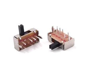HSMXNEONJB 500 piezas SK23D07 8 pines PCB 3 posiciones 2P3T DP3T interruptor deslizante miniatura perilla lateral SK23D07VG5 manija alta 5 mm