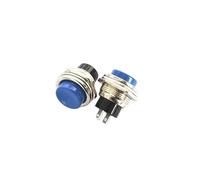 HSMXNEONJB 5PCS DS-212 Blue circular Since the reset unlocked Small push button switch 16mm