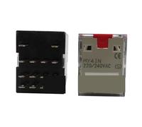 HSMXNEONJB 5pcs MY2IN MY4IN DC24(S) AC240(S) Power Relay(MY2IN AC220 240(S))