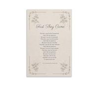 HSMXNEONJB "First They Came Poem by Martin Niemoller - Holocaust Remembrance Quote Print, Historical Inspirational Wall Art for Study Office Library(Unframed,16x24inch(40x60cm))
