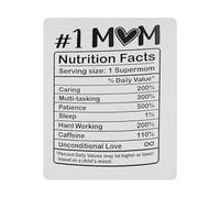HSMXNEONJB From Daughter to Mom Metal Sign Humorous Mom Appreciation Plaque Wall Decor Gift for Mothers Day Office 8 X 12 in