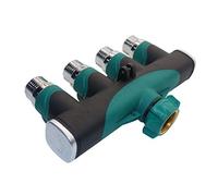 HSMXNEONJB Garden Hose Fittings One 4-Way Garden Hose Connector Zinc Alloy Distributor, Suitable for Outdoor Faucet Sprinkler Irrigation System 3/4 Inc (Diameter : 3/4'')
