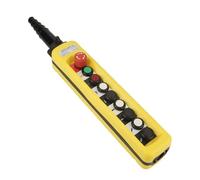 HSMXNEONJB Grúa de control de una velocidad, 1 unidad, 8 pulsadores, estación de control colgante con parada de emergencia XAC-A8713