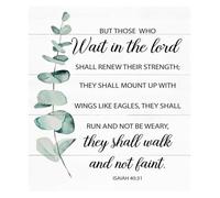 HSMXNEONJB Inspirational Bible Verse Poster, Christian Wall Decor for Nursery and Home Office, Faith-Based Art Print for Bedroom(Unframed,08x12inch(20x30cm))