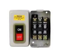 HSMXNEONJB Interruptor de botón de arranque monofásico trifásico, BS-230B, 3,7 kW, 220 V, 380 V, 1 unidad