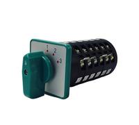 HSMXNEONJB Interruptor de leva giratorio de 5 A, 380 V, 3 posiciones, 6 polos, 36 terminales, interruptor de conmutación principal LW6-6