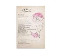 HSMXNEONJB Life Changing Poem Poster Attitude by Charles Swindoll Wall-Art for Counseling Office Church Foyer Welcome Center Decor(Unframed,08x12inch(20x30cm))