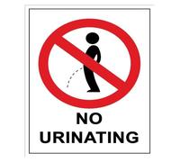 HSMXNEONJB Misuse Tracked No Wet Spots Metal Sign 12x8 Inch