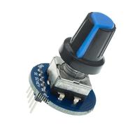 HSMXNEONJB Módulo codificador rotatorio, sensor de ladrillo, desarrollo, perilla de potenciómetro giratoria redonda, tapa EC11, 1 unidad