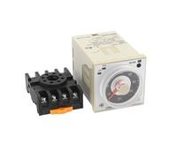 HSMXNEONJB Temporizador de relé tiempo H3BA-N8H CA 220 V con base, 1 unidad