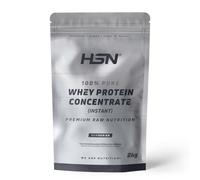 HSN 100% Whey Protein Concentrate WPC Sin Sabor 2 Kg | Proteína de suero concentrada 84% proteínas. Sin añadidos. Sin soja ni gluten. Apta vegetarianos. No Incluye dosificador