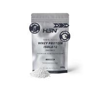 HSN 100% Whey Protein Isolate WPI Sin Sabor 500 g | Proteína de suero aislada 93% proteínas. Sin añadidos. Sin soja ni gluten. Apta vegetarianos. No Incluye dosificador
