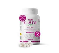 HSN 5-HTP 100mg | 120 Cápsulas Vegetales | equivalencia 3000mg Extracto de Semilla de Griffonia simplicifolia | 5 HTP (5-hidroxi-L-triptófano) 15x Veces Más Concentrado | No-GMO, Vegano, Sin Gluten